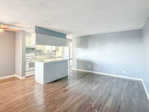 Floor plan for 1 bed, 1 bath, 525 sqft